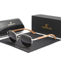 For Unisex Handmade New Design Full Rim Round Polarized Mirror Zebra Wooden Sunglasses Fashion Shades Z5519