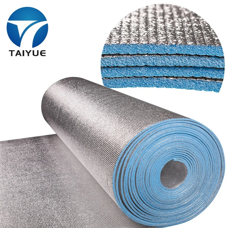 Taiyue High Reflective Aluminium Foil Insulation XPE Foam Sound and Heat Insulation Materials for Construction Purpose