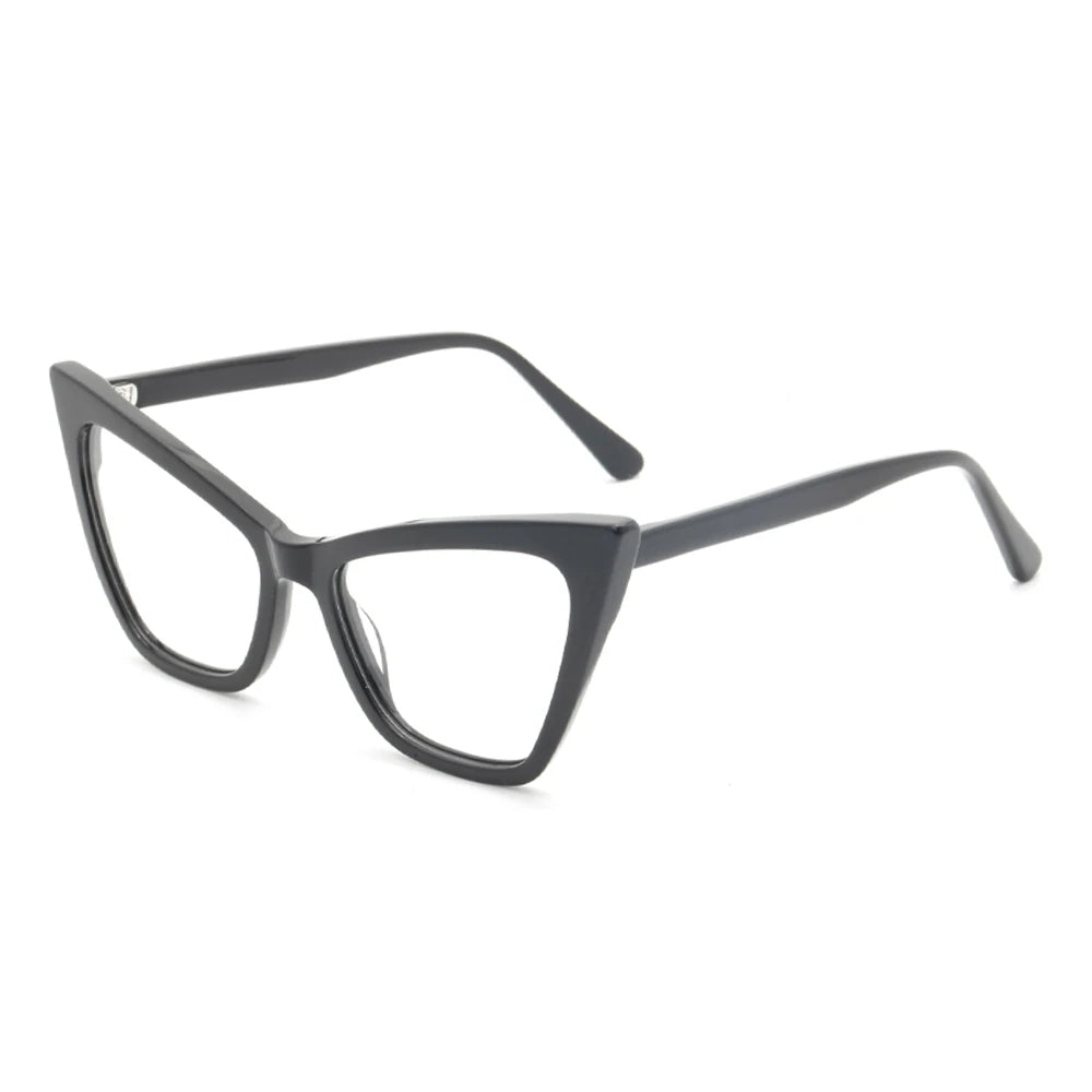 G6052 Fashion Cat Eye Classic Eyeglasses Handmade Acetate Optical Frames Eye Glasses