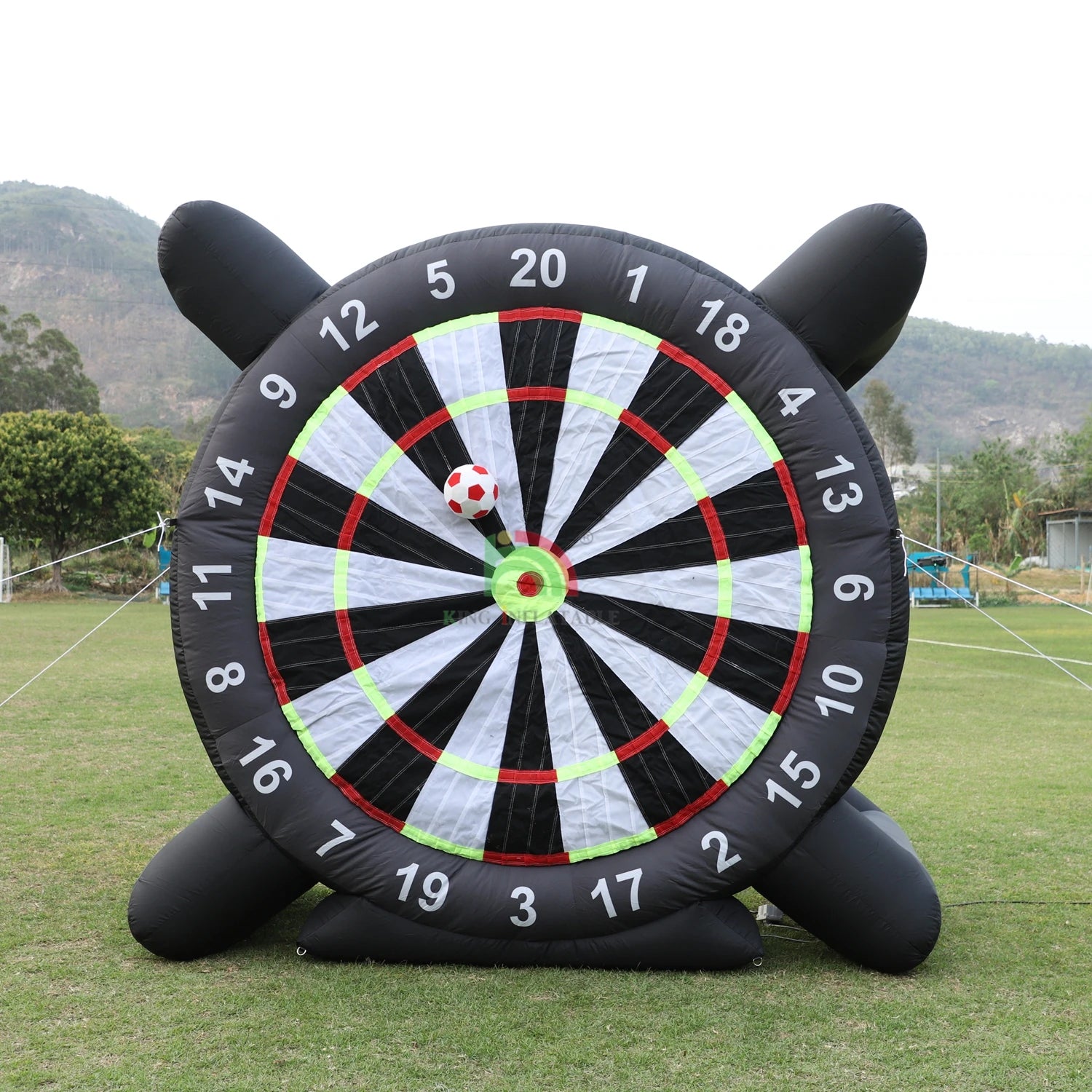 Giant Inflatable Soccer Dart Board Large Kick Football Target Dartboard for Outdoor Backyard GamesCamp and Soccer Parties