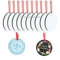 MDFSUB Hot Sale Xmas Sublimation Ornament Blank Christmas Hanging Ornament Eco-friendly Blank Sublimation Mdf Christmas Ornament