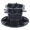 XINFENG Black Plastic Pedestal Roof Tiles Plinth Paving Stone Pedestals with Slope Corrector and Drainage XF-T203D 75-110 mm