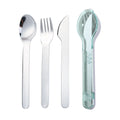 18/8 Stainless Steel Travel Utensils Set Portable Silverware Kids Cutlery Set with Case
