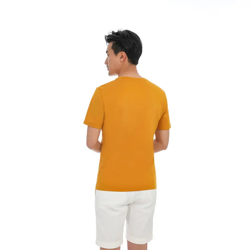 MTM Custom Men's Summer Polo Shirt-New Luxury Solid Color Short Sleeve T-Shirt 100% Cotton Knitted Fabric ODM Supply