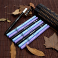 Brown Paper Round Wire Incense Box Sandalwood Incense Paper Tube With Gold Foil Incense Tube