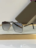 Classic Metal Men Vintage Sunglasses 2026 Ladies Luxury Brand Sunglasses Large Frame Titanium Sunglasses with Box