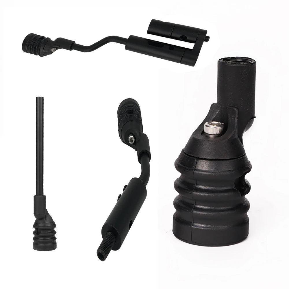 1pcs Archery Bow String Stop Stabilizer for Compound Bow Balance Damping Suppressor Black