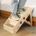 Portable Foldable Pet Dog Cat Stairs Ladder Ramp Anti-Slip Light House for Bed Pet Supplies Carriers & Travel Products