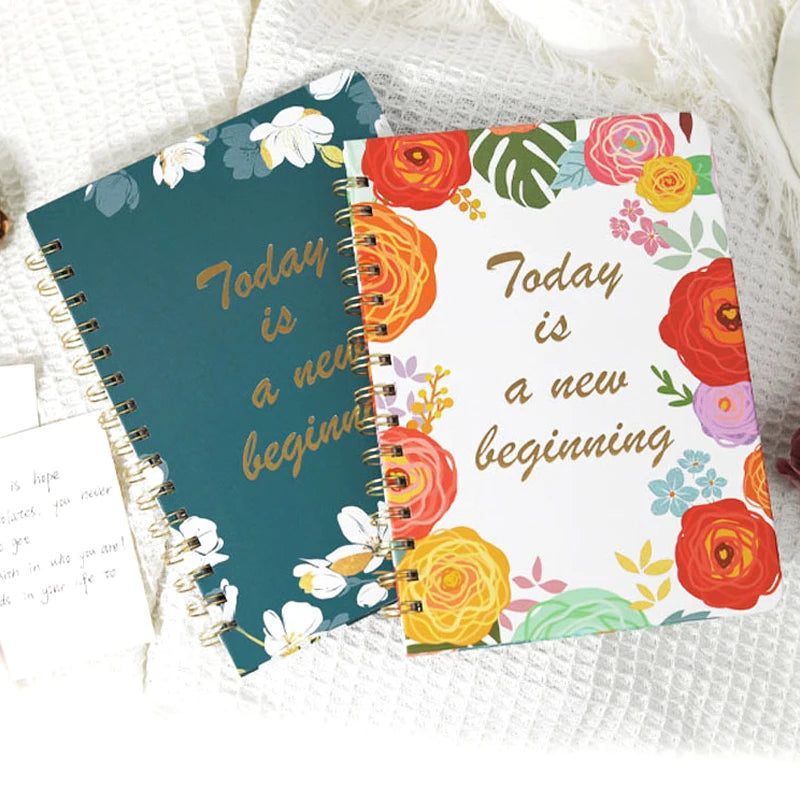 Customized Printing A5 Stationery Portable Journal Sprial Binding Notebook