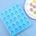 Saffron 25 Cavity Shark Design Jelly Mold Silicone for Handmade Chocolate Candy Fish Silicone Shark Mould