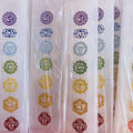 Wholesale Chakra Healing Crystals Stone Selenite Slab 7 Chakra Selenite Healing Stick