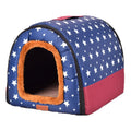Luxury Winter Warm Pet Bed for Dogs Floral Pattern Removable Cover Mechanical Wash Customized Color High Density Sponge
