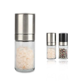 MGP-10 Round Glass Stainless Steel Salt Pepper Grinder