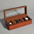 Wooden Display Case Wrist Luxurious Delicate Travelling Watch Gift Box Wooden Watch Box for Mens