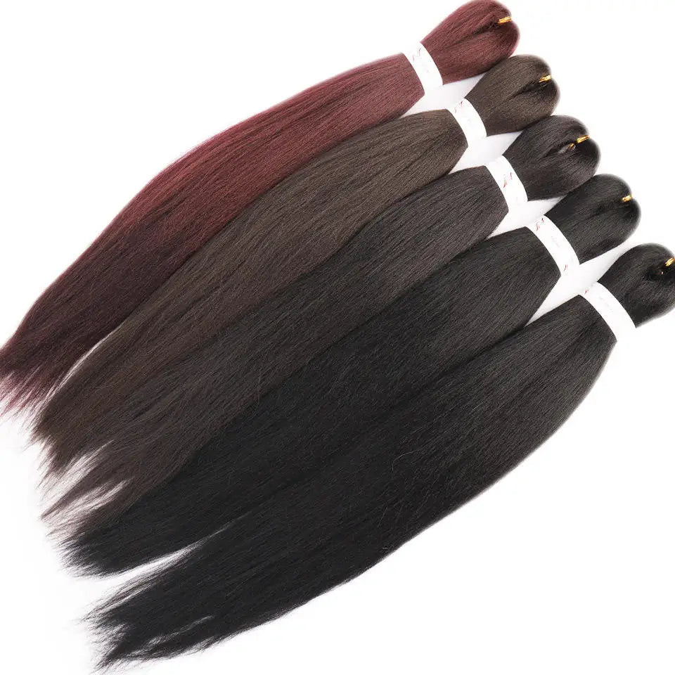 Pre Stretched Braid 26inch Easy Braid Synthetic Professional Soft Yaki Texture Hair Extensions for Braids