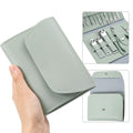 Professional Stainless Steel & PU Leather Nail Clippers Kit Pedicure Care Tools Manicure Set for Personal Care Travel Home