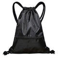 Private Label Reversible Luxury Nylon Drawstring Backpack Custom Logo Cinch Bag Polyester Lining Sport Style Outdoor Packaging