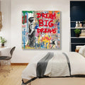 Home Decor Dream Big Dreams Canvas Modern Street Art  Painting Canvas Oil