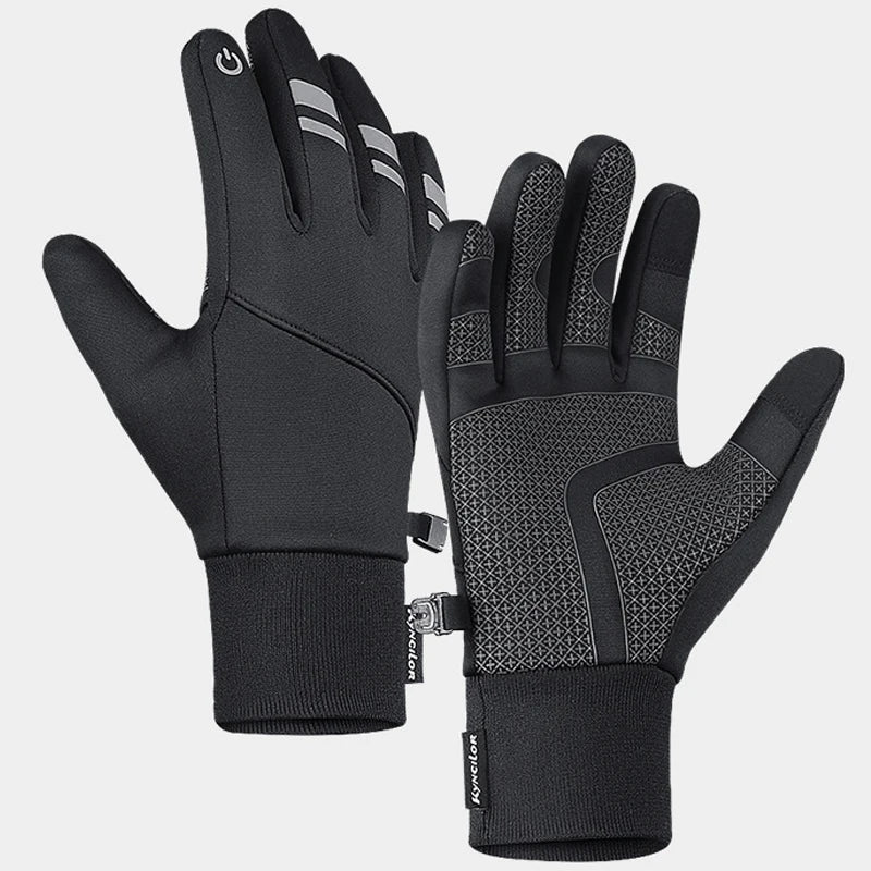 Viraloff Custom Reflective Waterproof Silicone Gel Gloves Sports Anti-Germs Bacteria Warm Running Cycling Touchscreen