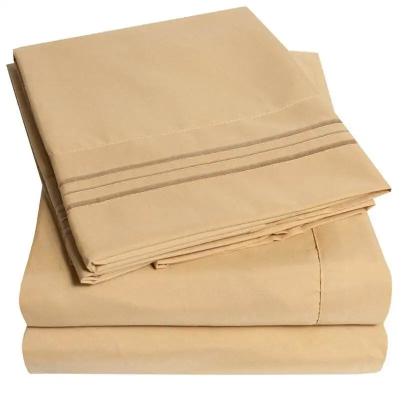 Customize Size Hot-Selling Simple Bedding Set Comfortable Polyester 4-Pieces Duvet Cover with Pillowcases for Home Hotel