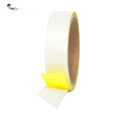 2- Linered White Color Anti Sticky PTFE Coated Fiberglass Glass Cloth With Silicone Glue Self Adhesive Tape With Release Liner