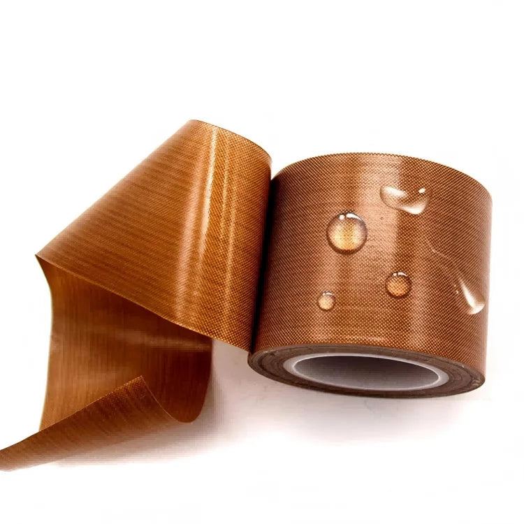 Custom PTFE Fiberglass Tape Heat Resistant High Temperature Insulation Shielding Cloth Ptfe Tape