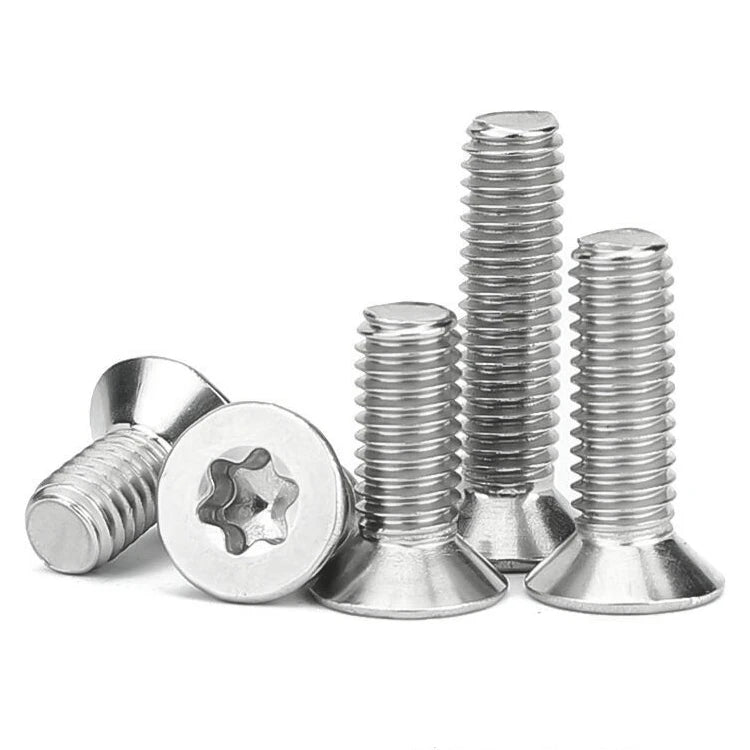 M2 M2.5 M3 M4 M5 M6 M8  ISO14581 Stainless Steel A2 Torx Flat Head Machine Screw Bolt Torx Countersunk Head Screws