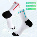 Professional Unisex Sports Socks Combed Cotton Thickened Bottom Towel for Sweat Absorption Seamless Badminton Crew Size