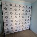 8ft X 8ft and 10ft X 10ft Backdrop Display Step and Repeat Banner Stand for Indoor Events
