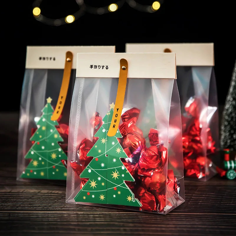 Wholesale Cheap Custom Food Grade Glassine Bag Cookie Biscuits Pastry Christmas Gift Candy Chocolate Bag