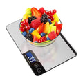 Rechargeable 15kg Stainless Steel Kitchen Scales 11lb Digital Food Weight Health Electronic Battery Platform Kitchen Scale