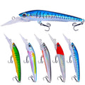 Wholesale MI221 24cm 95g Artificial Hard Baits Big Size Heavy Sinking Deep Diving Minnow Fishing Lures