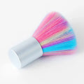 New Soft Kabuki Nail Art Dust Powder Remover Brush Tools Supplies Colorful Cleaning