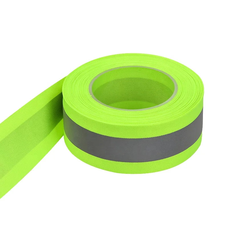 High Quality Reflective Ribbon Tape Reflective Webbing Material for Reflective Vest