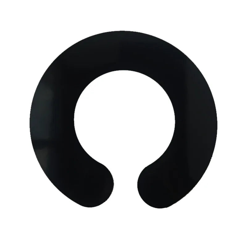 Wholesale Waterproof Reusable Self-Adhesive Silicone Neck Strip Barber Hairdressing Cape Custom Logo for Hair Cutting Dyeing