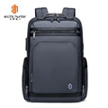Arctic Hunter Fashion Business Travel Vegan Microfiber Leather Waterproof Anti Theft USB Men's Laptop Backpack Polyester Air