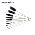 RIDERACE 10 Pcs Set Stainless Soft Hair Cleaner Brushes Bicycle Chain Household Cleaning Tools for Automobile Motorcycle Tubing