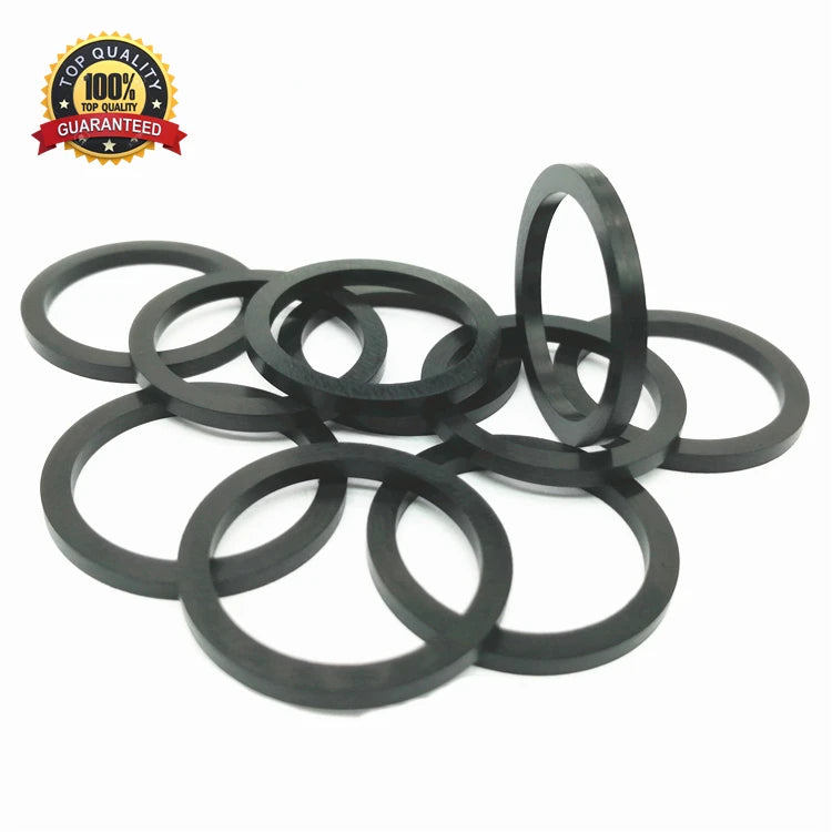 Heat Resistant NBR FKM EPDM Silicone Round Flat Rubber Gasket Flat Ring Gasket Seals Flat Rubber Washer Spacer O Ring