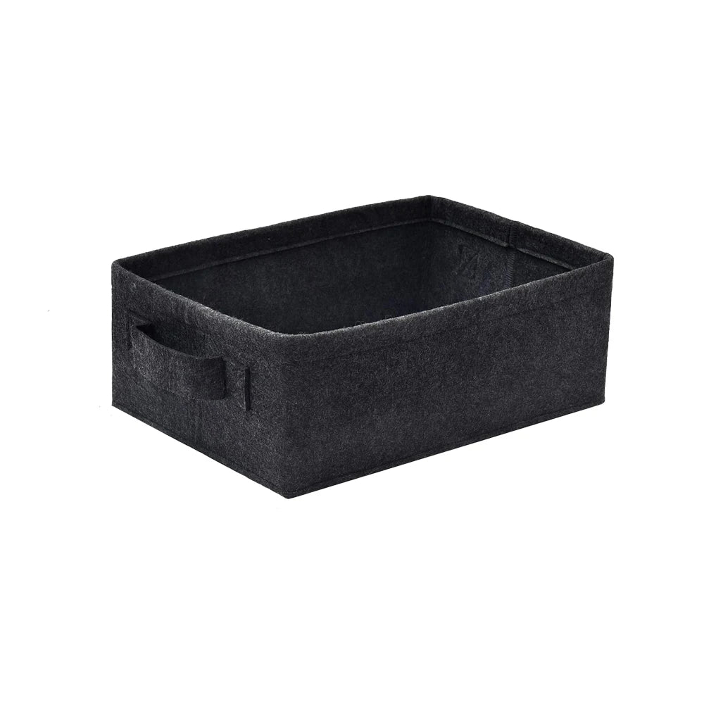 Felt Storage Bin  Laundry Basket   with Handles  Toy Storage Box  Book Felt Storage Bin  Laundry Basket