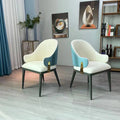 New Design Hotel Stainless Steel Legs Dining Chair Foshan Furniture Factory Produces Wholesale Luxury Chair