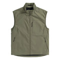 Men's High Performance Stand Collar Sleeveless Full Zip Vest With Chest Pocket