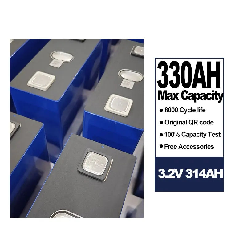 New Rechargeable Trina 314ah 3.2V Lifepo4 Cells Prismatic Lithium Ion Power Batteries for Solar Storage for Solar Energy Systems