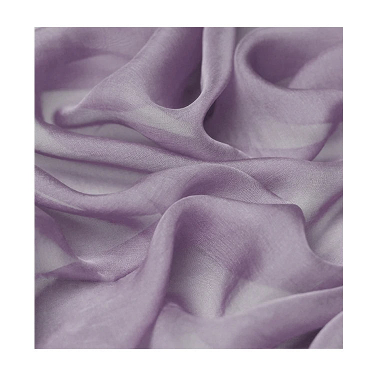 Wholesale 6MM 100% Silk Plain Chiffon Fabric for Indian Sarees