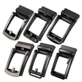LQbelt 40MM Automatic Buckles Men's Ratchet Belt Without Strap Alloy Click Buckle Laser Logo Factory OEM Custom Wholesale Stock