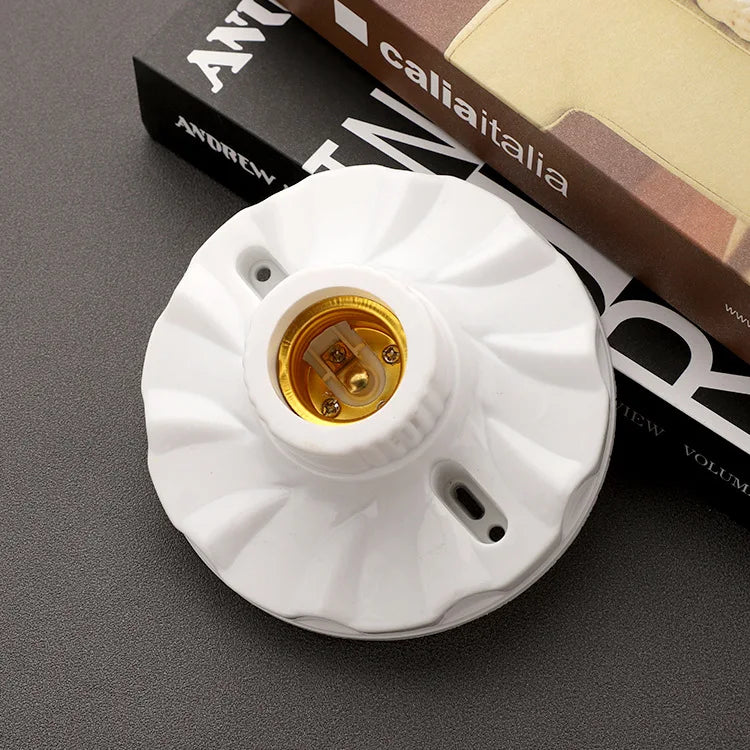 China Hanging Ceiling Lights Candle Holders Brass Light Lamp Bases Led Base Making Kit Lamp Socket Lamp Bases