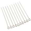 No Fade 100pcs/Lot 20-70mm Stainless Steel Eye Pins Findings Eye Head Pins for Jewelry Making DIY Supplies Accessories