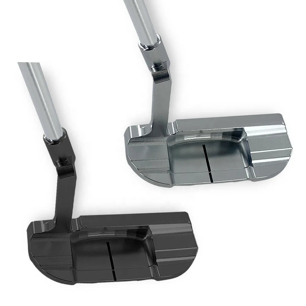 Custom Logo OEM High Precision CNC Milled Stainless Steel Right Handed Mallet Type Golf Clubs Putter with 350G-380G Weight