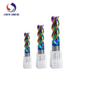 Zhuzhou Solid Carbide Tooling Cutter 3 Flutes DLC Coating Square Endmill for Aluminum