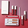 MSDS Custom 3-in-1 Long-Lasting Lip Kit with Matte Liquid Lipstick Lip Gloss Lip Liner Set Private Label Makeup Effect