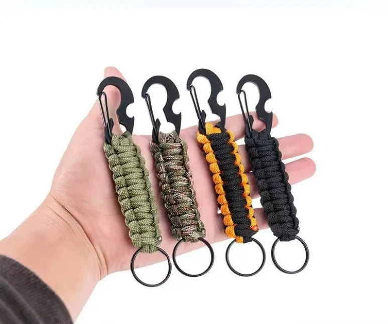 XIWANG Oval Hook Lanyard Outdoor Umbrella Rope With Carabiner Lanyards for Keys